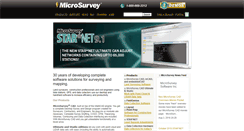 Desktop Screenshot of microsurvey.com