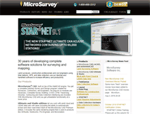 Tablet Screenshot of microsurvey.com